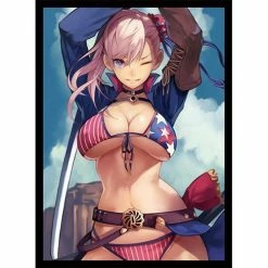 Card Sleeves COMIC☆1 16 Fate Grand Order Miyamoto Musashi Swimsuit Berserker - Doujin Mature Character Sleeves