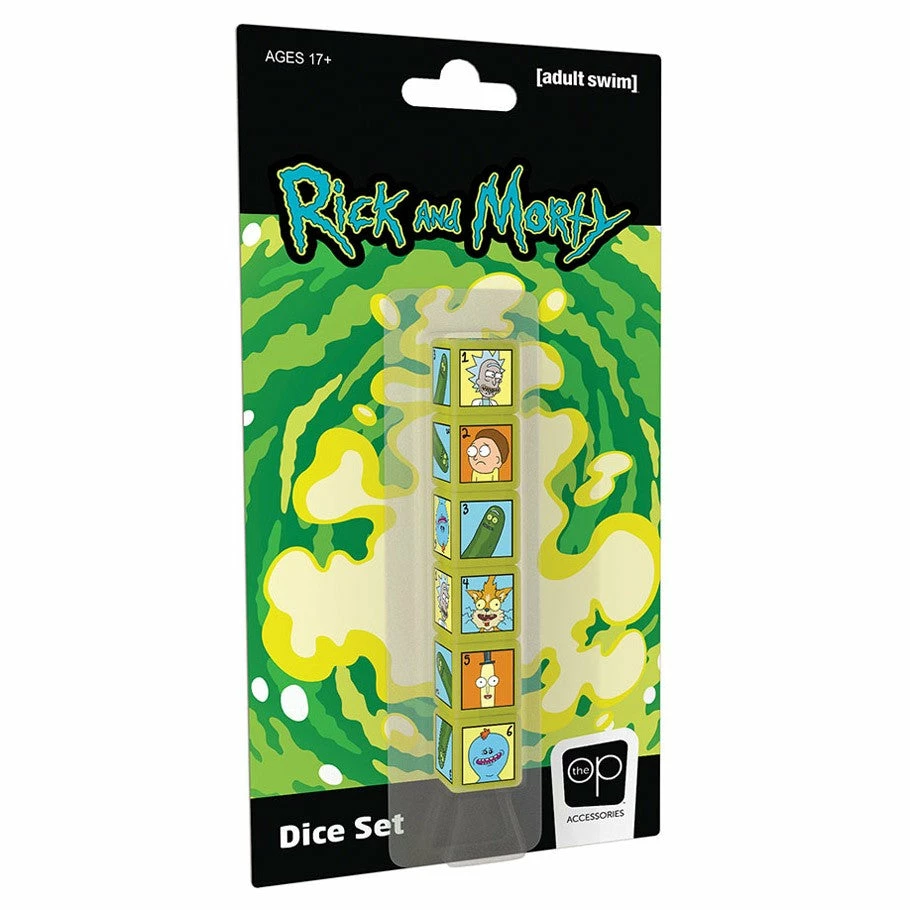 USAOPOLY Dice Sets Rick And Morty 6pcs D6 Dice Set 3 USAOPOLY Dice Sets Rick And Morty 6pcs D6 Dice Set