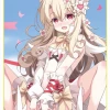 Card Sleeves C97 Fate/kaleid Liner Prisma Illya - Illyasviel Choco Angel Circle Midnight Blue - Doujin Mature Character Sleeves
