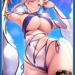 Doujin Sleeves C97 Fate Grand Order FGO - Musashi Berserker Summer Swimsuit Ver. Circle Cluster - Doujin Mature Character Sleeves