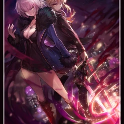 Card Sleeves C95 Fate - Shinjuku Jeanne & Saber Alter Circle Sunpan - Doujin Character Sleeves