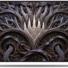 ULTRA PRO Playmat: Magic The Gathering: Kaldheim Stitched: Stylized Planeswalker Symbol Play Mats