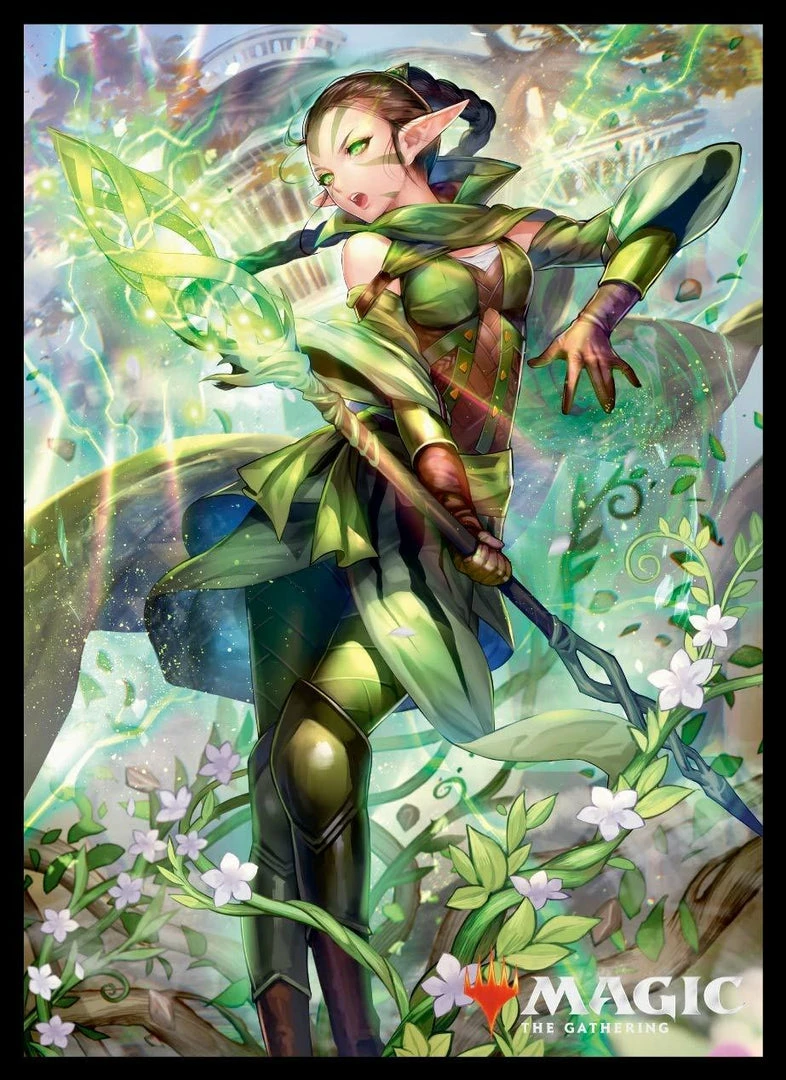 Card Sleeves Magic The Gathering - Nissa Who Shakes The World Art Sleeves MTGS-086 80CT 3 Card Sleeves Magic The Gathering - Nissa Who Shakes The World Art Sleeves MTGS-086 80CT