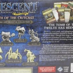 Fantasy Flight Games Descent: Journeys In The Dark: Oath Of The Outcast: Hero And Monster Collection Expansion