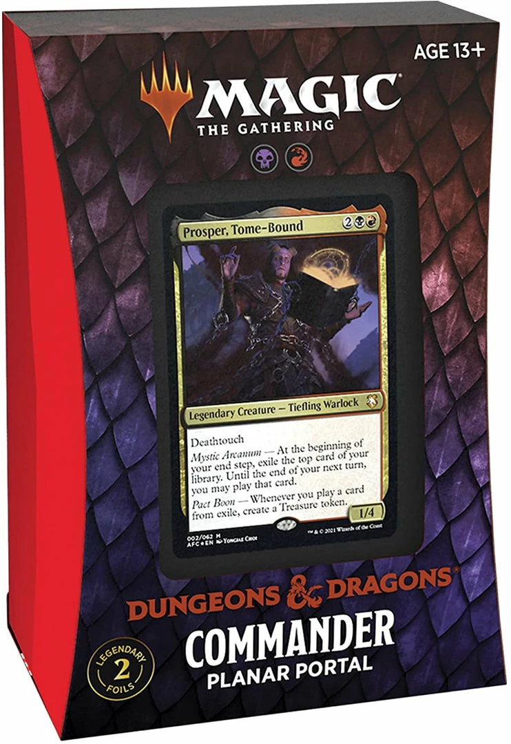 Wizards Of The Coast Magic The Gathering: Adventures In The Forgotten Realms Commander Deck – Planar Portal 4 Wizards Of The Coast Magic The Gathering: Adventures In The Forgotten Realms Commander Deck – Planar Portal