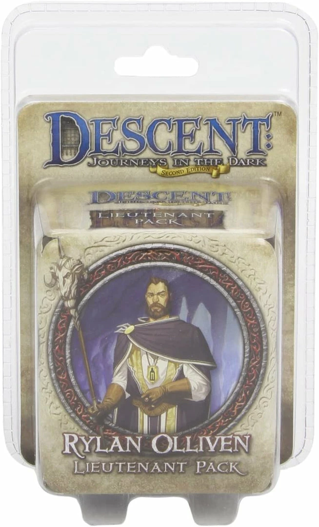 Fantasy Flight Games Descent: Journeys In The Dark: Rylan Olliven Lieutenant Pack 3 Fantasy Flight Games Descent: Journeys In The Dark: Rylan Olliven Lieutenant Pack