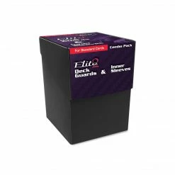 BCW DIVERSIFIED Card Sleeves Deck Guard: Elite2: Combo Pack - Black - Basic Sleeves 100CT (Pre-order)