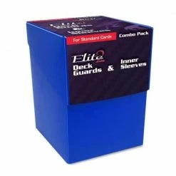 BCW DIVERSIFIED Card Sleeves Deck Guard: Elite2: Combo Pack - Blue - Basic Sleeves 100CT (Pre-order) [Pre-order]