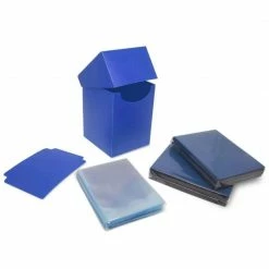 BCW DIVERSIFIED Card Sleeves Deck Guard: Elite2: Combo Pack - Blue - Basic Sleeves 100CT (Pre-order) [Pre-order]