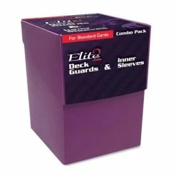 BCW DIVERSIFIED Deck Guard: Elite2: Combo Pack - Mulberry Basic Sleeves 100CT (Pre-order) [Pre-order] Card Sleeves