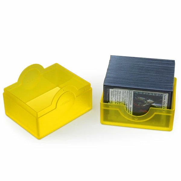 BCW Case Prism - Xanthic Yellow Deck Box 5 BCW Case Prism - Xanthic Yellow Deck Box