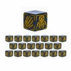 PETERSEN GAMES Dice Sets Cthulhu Wars: Gold Cat Battle Dice (Pre-order) [Pre-order]