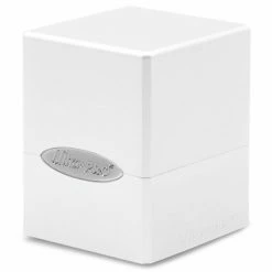 Ultra Pro: Satin Cube: Arctic White Deck Box (Pre-order) [Pre-order] Deck Boxes & Storage Boxes