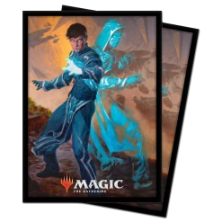 Magic The Gathering: Zendikar Rising - Jace, Mirror Mage - Ultra Pro Art Sleeves V.1 (100CT) Card Sleeves