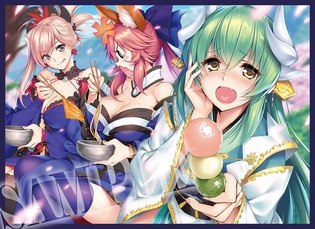 (Comiket C94) Fate - Tamamo No Mae & Musashi & Kiyohime - Doujin Mature Character Sleeves Card Sleeves 4 (Comiket C94) Fate - Tamamo No Mae & Musashi & Kiyohime - Doujin Mature Character Sleeves Card Sleeves