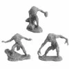 Miniature Games Reaper Miniatures - Dark Heaven Bones: Ghouls (2) And Ghast Miniatures