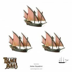 WARLORD GAMES Miniature Games Black Seas: Xebec Squadron Miniatures (Pre-order) Q3 2021 [Pre-order]