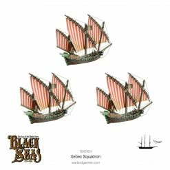 WARLORD GAMES Miniature Games Black Seas: Xebec Squadron Miniatures (Pre-order) Q3 2021 [Pre-order]
