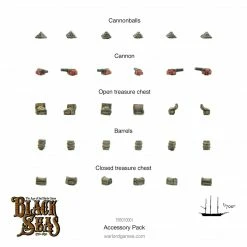WARLORD GAMES Miniature Games Black Seas: Accessory Pack Miniatures (Pre-order) Q3 2021 [Pre-order]