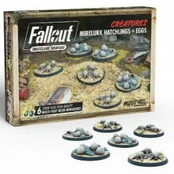 MODIPHIUS ENTERTAINMENT Fallout: Wasteland Warfare - Mirelurk Hatchlings + Eggs Miniatures Game Miniature Games