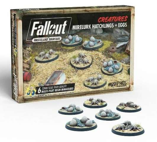 MODIPHIUS ENTERTAINMENT Fallout: Wasteland Warfare - Mirelurk Hatchlings + Eggs Miniatures Game Miniature Games 3 MODIPHIUS ENTERTAINMENT Fallout: Wasteland Warfare - Mirelurk Hatchlings + Eggs Miniatures Game Miniature Games