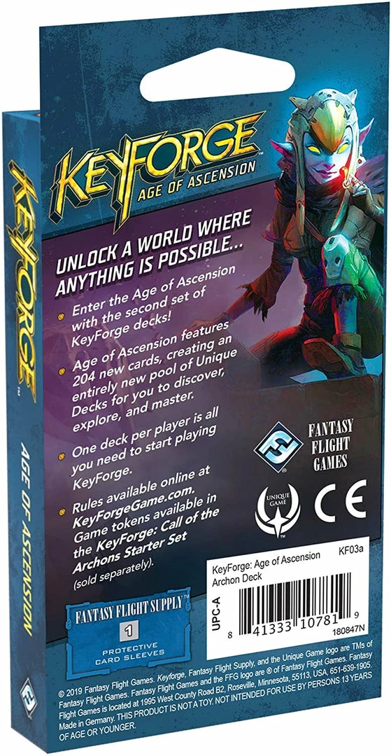 FANTASY FLIGHT GAMES KeyForge: Age Of Ascension Archon Deck 7 FANTASY FLIGHT GAMES KeyForge: Age Of Ascension Archon Deck