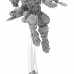 PRIVATEER PRESS, INC Miniature Games Warmachine: Crucible Guard Rocketman Stinger Solo Metal Miniatures