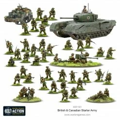 WARLORD GAMES Bolt Action: British & Canadian Starter Army (1943-1945) Miniatures Game (Pre-order) Q2 2021 [Pre-order]