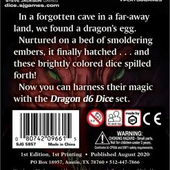 STEVE JACKSON GAMES Dragon D6 Dice Set