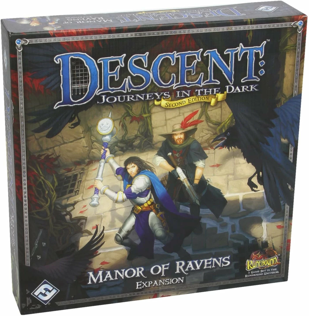 Fantasy Flight Games Descent: Journeys In The Dark 2nd Edition: Manor Of Ravens Expansion 3 Fantasy Flight Games Descent: Journeys In The Dark 2nd Edition: Manor Of Ravens Expansion