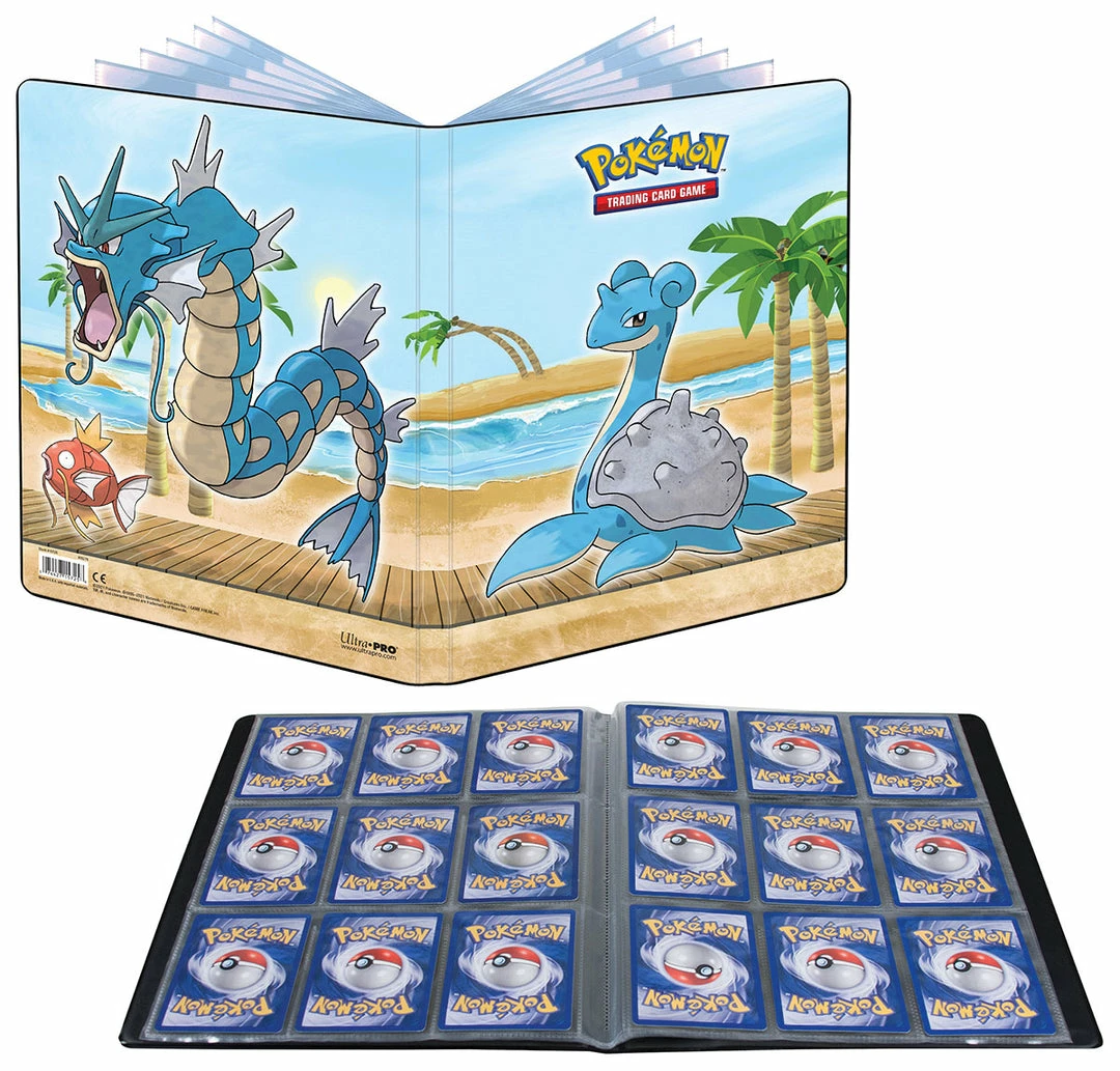 ULTRA PRO Pokemon TCG: Gallery Series Seaside 9-Pocket Portfolio Card Binder 3 ULTRA PRO Pokemon TCG: Gallery Series Seaside 9-Pocket Portfolio Card Binder