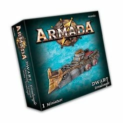 MANTIC ENTERTAINMENT Armada: Dwarf Dreadnought Miniatures Game (Pre-order) Q3 2021 [Pre-order] Miniature Games