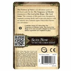Fantasy Flight Games The Lord Of The Rings LotR LCG: The Fortress Of Nurn Adventure Pack Card Game Deck