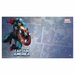 Fantasy Flight Games Marvel Champions MC LCG: Captain America Playmat
