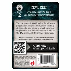 Fantasy Flight Games Arkham Horror LCG: Devil's Reef Mythos Pack Card Game