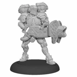 PRIVATEER PRESS, INC Warcaster Iron Star Alliance: Paladin Aegis Attachment (Metal) Miniatures