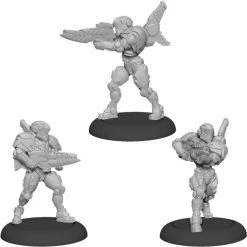 PRIVATEER PRESS, INC Warcaster Iron Star Alliance: Paladin Enforcers Squad (Metal) Miniatures