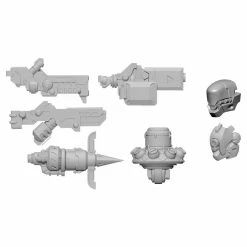 PRIVATEER PRESS, INC Warcaster Marcher Worlds: Dusk Wolf B Weapon Pack (Metal) Miniatures