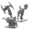 PRIVATEER PRESS, INC Miniature Games Monsterpocalypse: Toxxo, Squix, & Shinobot Destroyers Alternate Elite Miniatures [Pre-order]