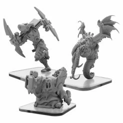 PRIVATEER PRESS, INC Miniature Games Monsterpocalypse: Toxxo, Squix, & Shinobot Destroyers Alternate Elite Miniatures [Pre-order]