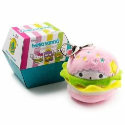 Hello Sanrio - Burger Charms - Kidrobot Keychain Plush