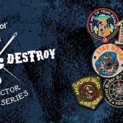 Stitch & Destroy - Kidrobot Embroidered Patch Series Assortment Novelties