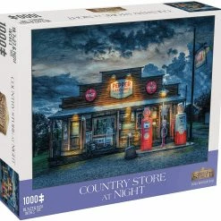 TOY VAULT Puzzle: Country Store At Night (1000pc) Puzzles