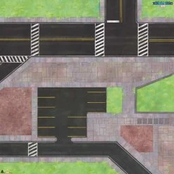 ATOMIC MASS GAMES Premium Art Play Mat Marvel Crisis Protocol: Midtown Mayhem Game Mat