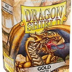 Card Sleeves Dragon Shield - Gold - Matte Basic Sleeves (100CT)