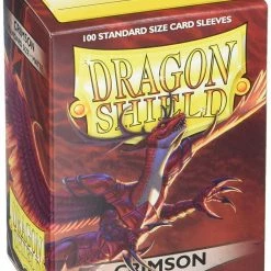 Card Sleeves Dragon Shield - Crimson - Matte Basic Sleeves (100CT)