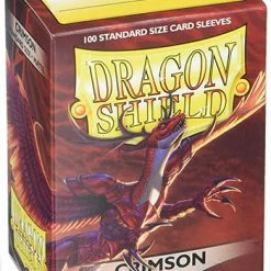 Card Sleeves Dragon Shield - Crimson - Matte Basic Sleeves (100CT)