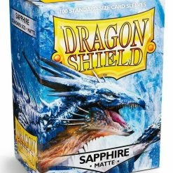 Dragon Shield - Sapphire - Matte Basic Sleeves (100CT) [In Stock] Card Sleeves
