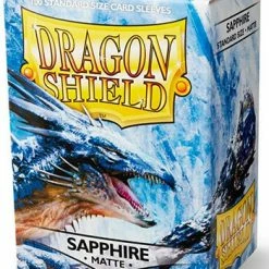 Dragon Shield - Sapphire - Matte Basic Sleeves (100CT) [In Stock] Card Sleeves