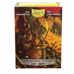 Card Sleeves Dragon Shield - General Vicar Portrait Limited Matte Art Sleeves (100CT)